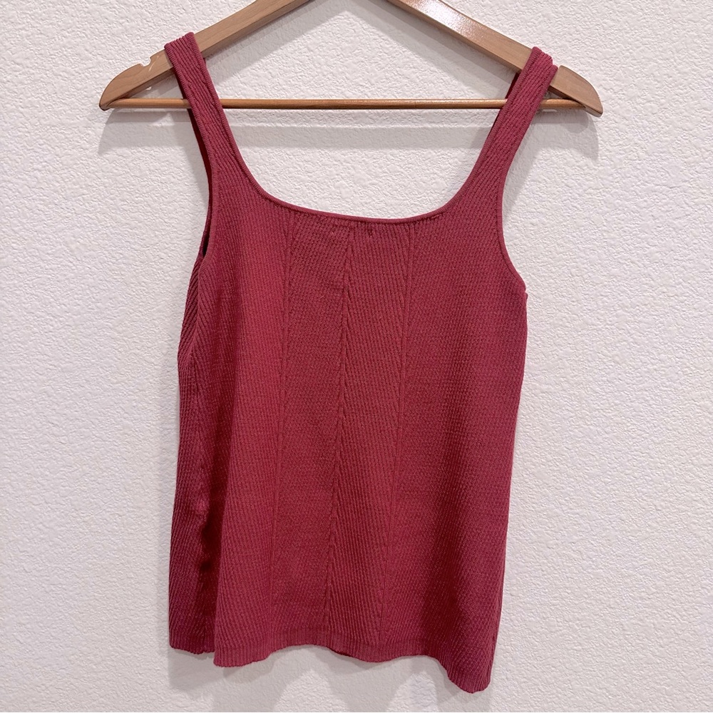 Halogen Transfer Rib Sweater Tank - Picture 4 of 5